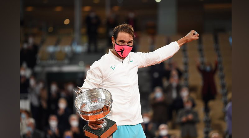 ‌Rafael Nadal defeated Novak Djokovic to lift his 13th French Open title and equal Roger Federer's record | Sangbad Pratidin‌‌