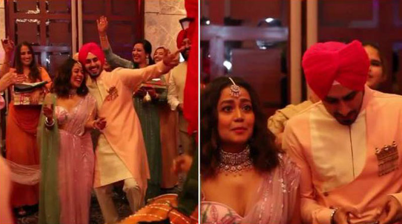 Bangla News of Nehu Da Vyah: Neha Kakkar shares her and Rohanpreet Singh’s Roka ceremony clip | Sangbad Pratidin