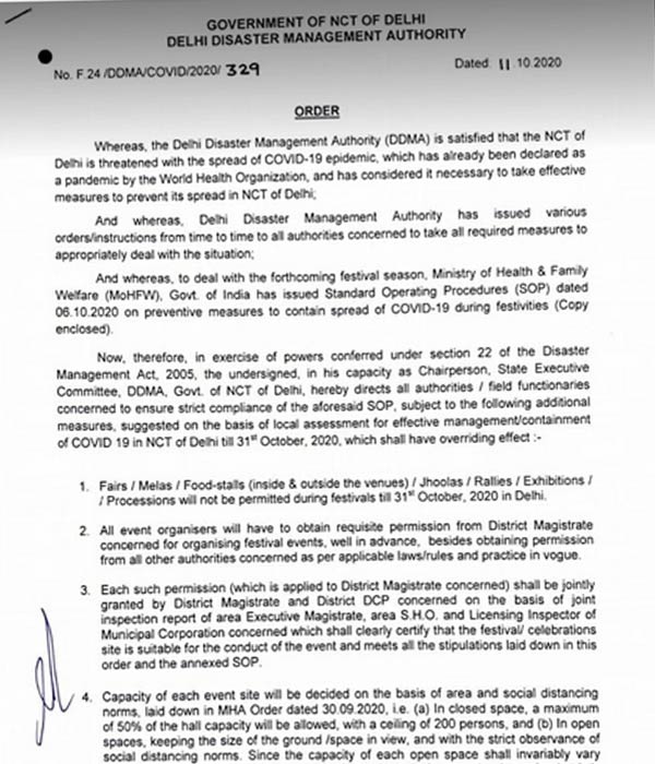 Kejriwal govt permits Durga puja