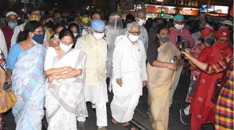 Bengali news: CPM-Congress held a mega rally in support of strike on 26 November | Sangbad Pratidin