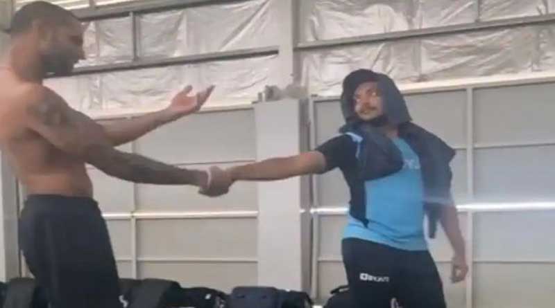 Shikhar Dhawan, Prithvi Shaw hilariously groove to this classic Bollywood hit | Sangbad Pratidin
