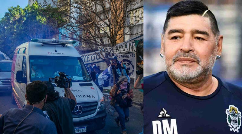 Diego Maradona discharged from hospital and taken to a rehabilitation center on Wednesday |Sangbad Pratidin