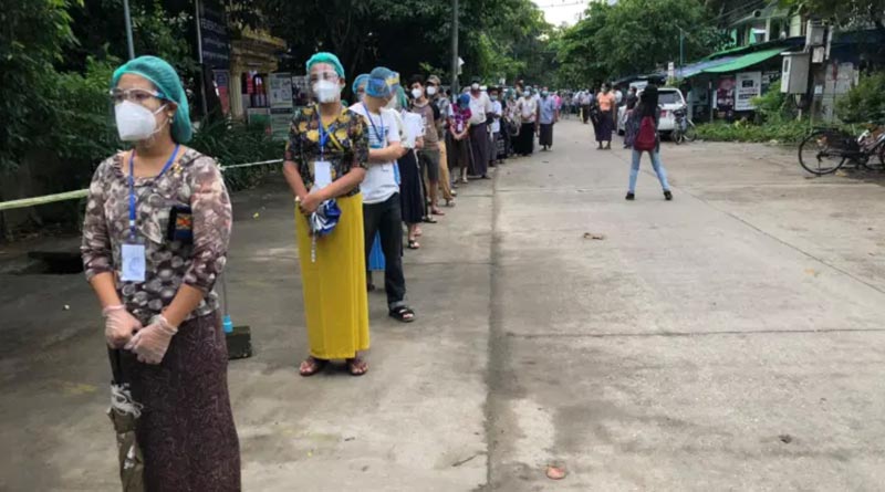 Myanmar votes amidst corona crisis, violence feared in Rakhine state | Sangbad Pratidin