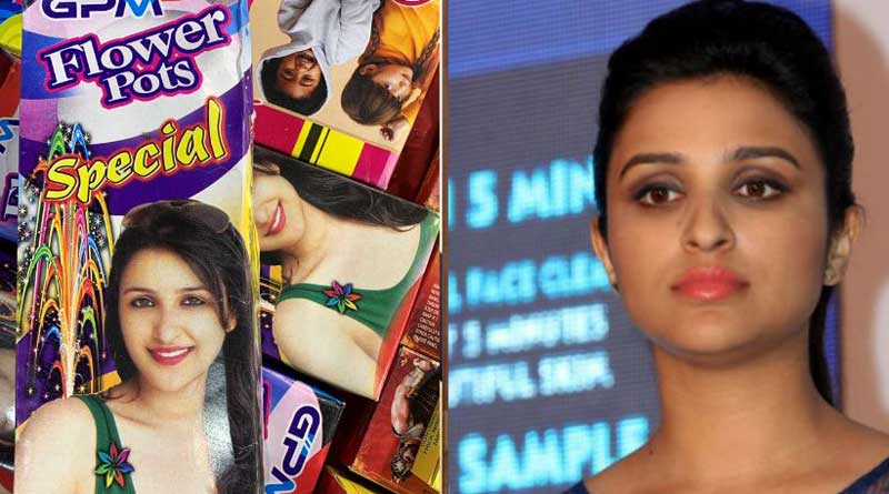Parineeti Chopra reacts after fan teases her about endorsing crackers, shares her pic on a patakha box | Sangbad Pratidin