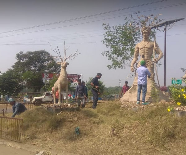 Birsa munda idol in Bankura
