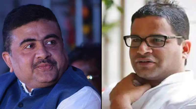 Prashant Kishore at Shuvendu Adhikari's house | Sangbad Pratidin