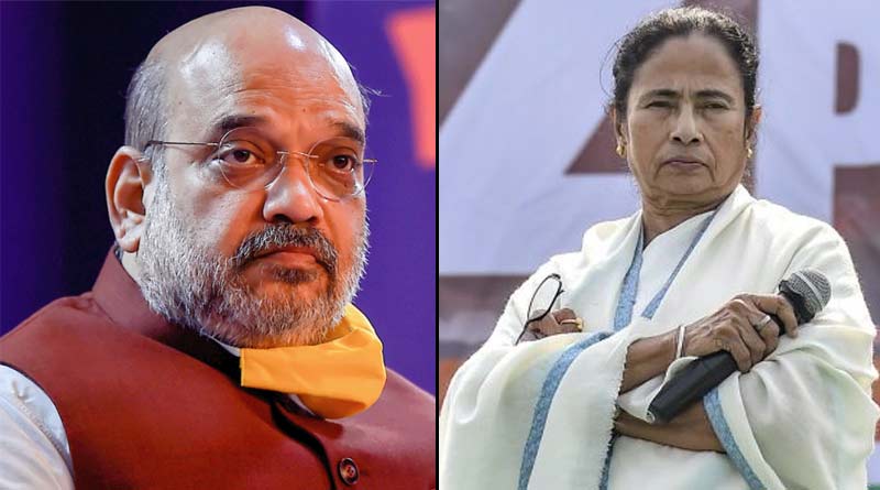 WB Polls 2021 : Amit Shah lashes out at Mamata Banerjee from Dakshin Dinajpur | Sangbad Pratidin