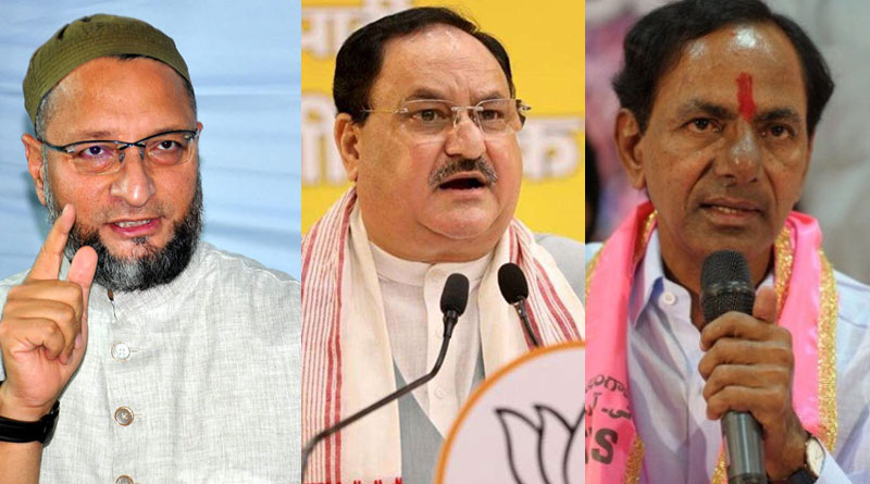 ‌GHMC poll results: BJP makes KCR dependent on Owaisi in Hyderabad, ready for Telangana election | Sangbad Pratidin