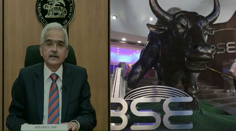 Sensex crosses 45,000 mark for first time as RBI revises GDP target |Sangbad Pratidin