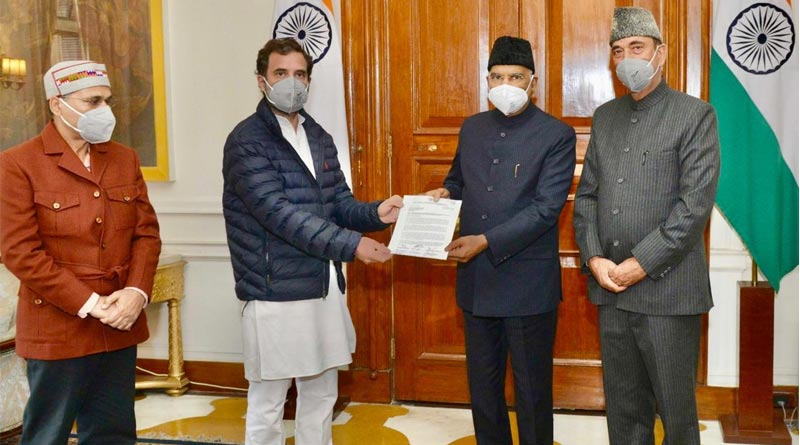 Congress Leader Rahul Gandhi slams PM Narendra Modi Over Farmer's Protest | Sangbad Pratidin