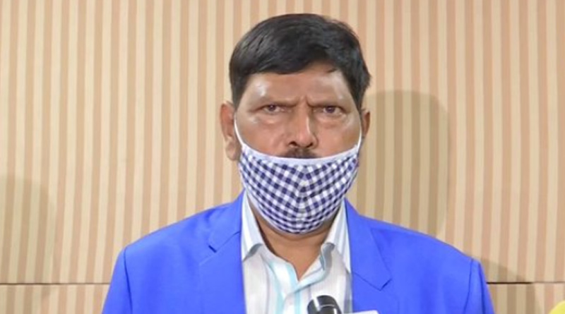 After 'Go Corona', Athawale coins 'No Corona' slogan for new COVID-19 strain। Sangbad Pratidin