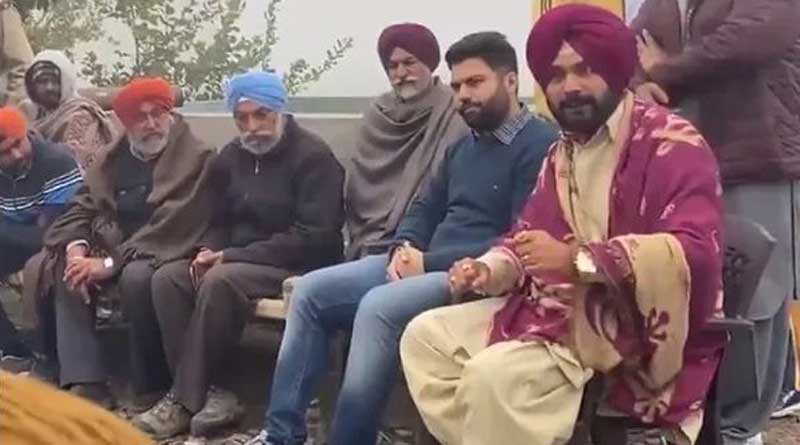 After objection by Akal Takht, Navjot Singh Sidhu apologises for wearing shawl bearing Sikh religious symbols | Sangbad Pratidin