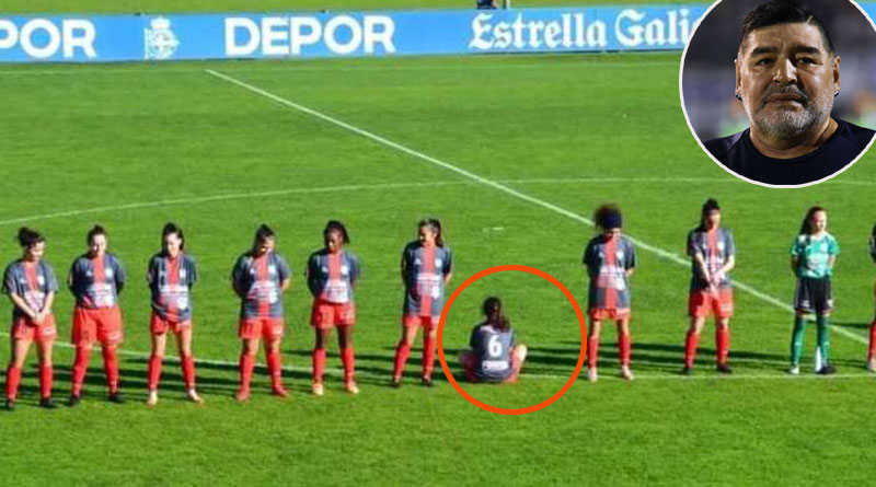 Female footballer Paula Dapena refuses to pay tribute to Diego Maradona |Sangbad Pratidin