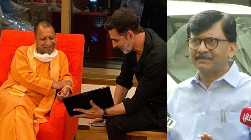 Bangla News of Akshay Kumar and UP CM Yogi Adityanath’s Dinner meet, Here is how Shiv Sena Leader Sanjay Raut reacted | Sangbad Pratidin