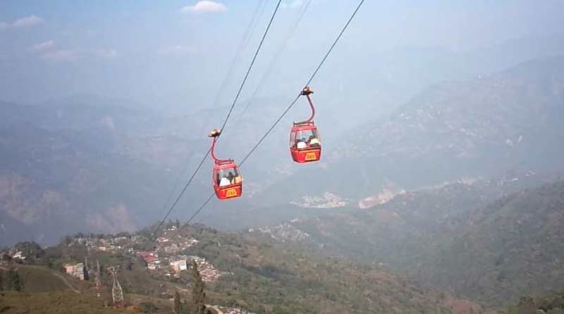 Ropeway service started in Darjeeling after 10 months | Sangbad Pratidin