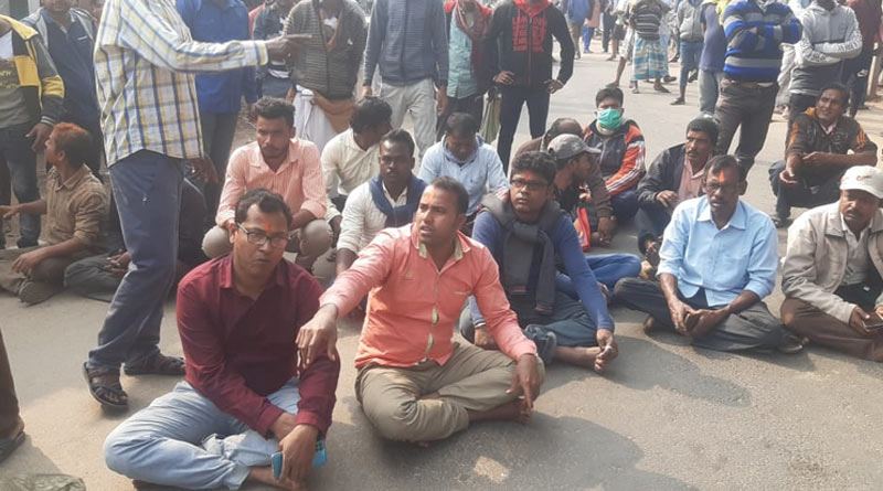Protest in Khejuri
