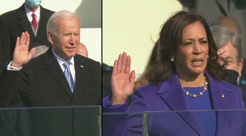President Joe Biden and Vice President Kamala Harris sworn ।Sangbad Pratidin