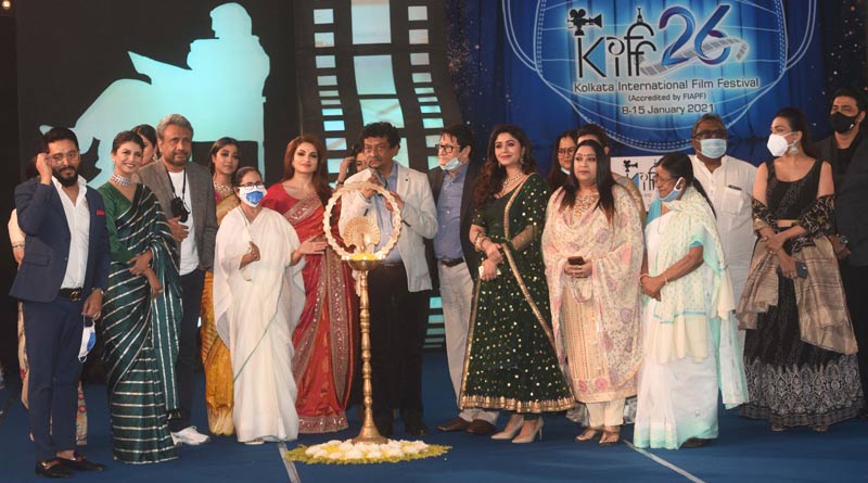 WB CM Mamata Banerjee permitted 100% occupancy in KIFF2021 Cinema Halls | Sangbad Pratidin