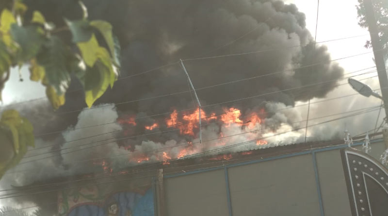 Fire breaks out at a studio Goregaon Mumbai | Sangbad Pratidin