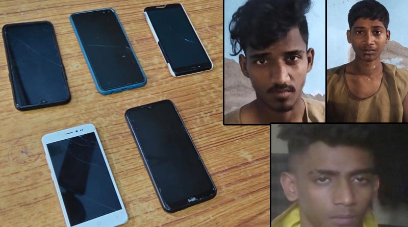 Parnasree PS arrested 3 snatchers within few minutes and rescued mobile phones |SangbadPratidin
