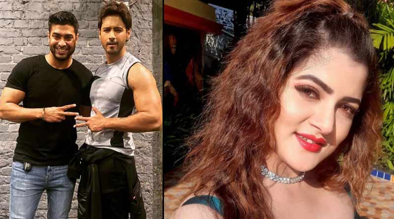 Actress Srabanti Chatterjee's husband Roshan Singh shares a photo with Yash Dasgupta ।Sangbad Pratidin