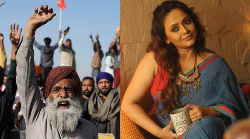 Sreelekha Mitra lashes haters sharing picture of Farmer's protest | Sangbad Pratidin