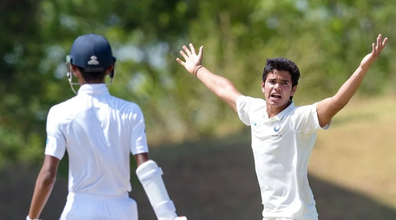 Arjun Tendulkar gets his maiden wicket for Mumbai, dismisses Haryana opener for 4 | Sangbad Pratidin