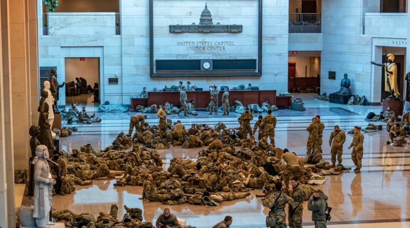 National Guard troops arrive before US inauguration | Sangbad Pratidin