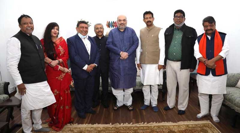 Rajib Banerjee, Baishali Dalmiya, Rudranil Ghosh and 3 others join BJP in Delhi | Sangbad Pratidin