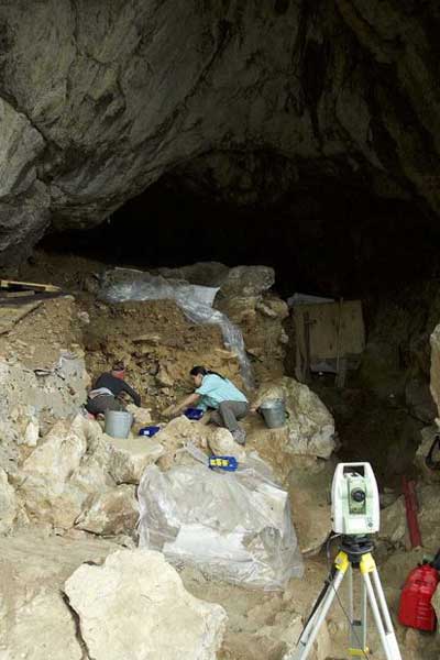Inside excavations