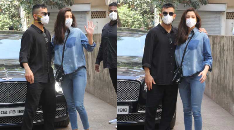 Anushka Sharma, Virat Kohli step out first time since daughter's birth, thank paparazzi for respecting their request | Sangbad Pratidin