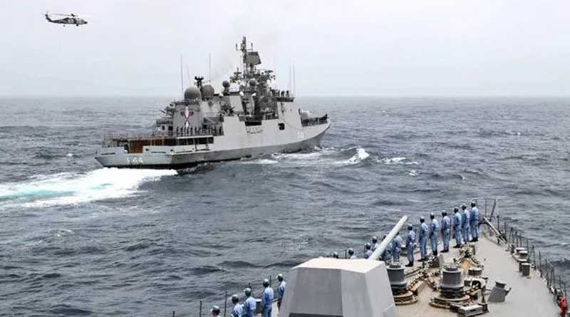 Indian Navy denies it has joined Iran-Russia naval exercise in Indian Ocean | Sangbad Pratidin