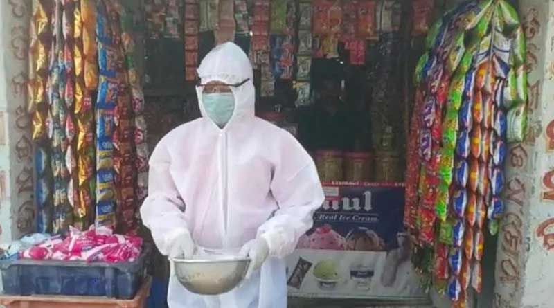 PPE-clad frontline worker seen begging in Odisha’s Bhadrak, alleges govt apathy | Sangbad Pratidin