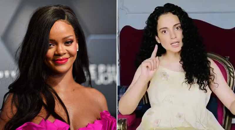 Rihanna's tweet on farmer's protest gets a sharp reaction from actress Kangana Ranaut | Sangbad Pratidin