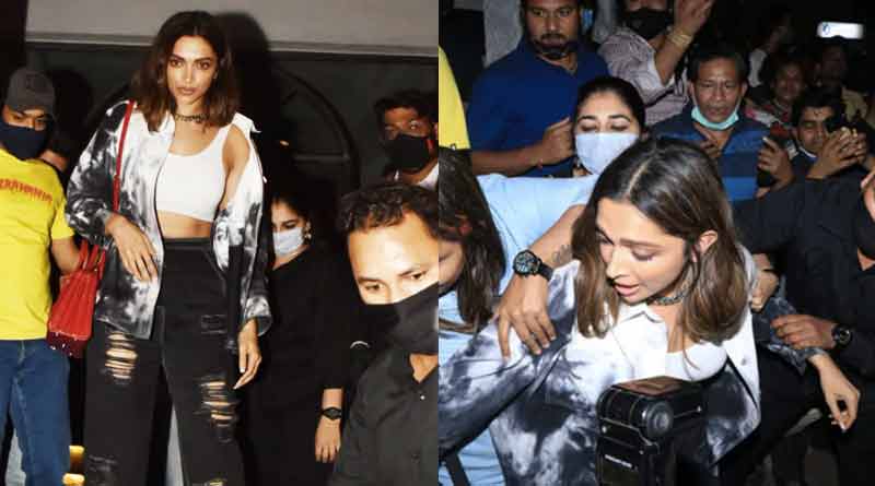 Deepika Padukone mobbed by a few women trying to sell tissues outside the restaurant | Sangbad Pratidin