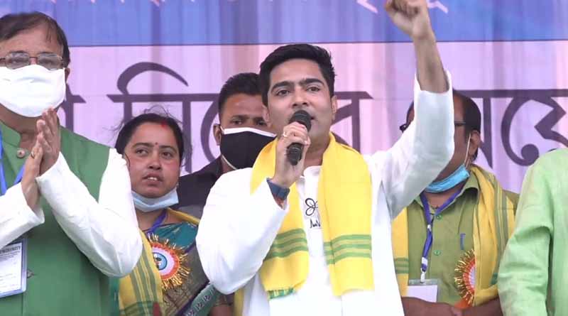 WB elections: TMC leader Abhishek Banerjee attacks BJP from Sitai rally of Coochbihar । Sangbad Pratidin