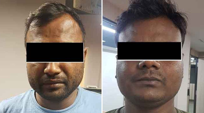 2 constables of Kolkata Police Palash Biswas & Subrata Biswas arrested for suppling heroin | Sangbad Pratidin