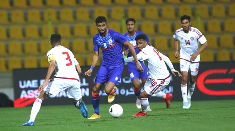 UAE vs IND: UAE thrashes Indian Football Team by 6-0 | Sangbad Pratidin