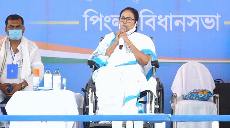 West Bengal Assembly Elections: Mamata Banerjee attacks Adhikari family from Pingla rally | Sangbad Pratidin