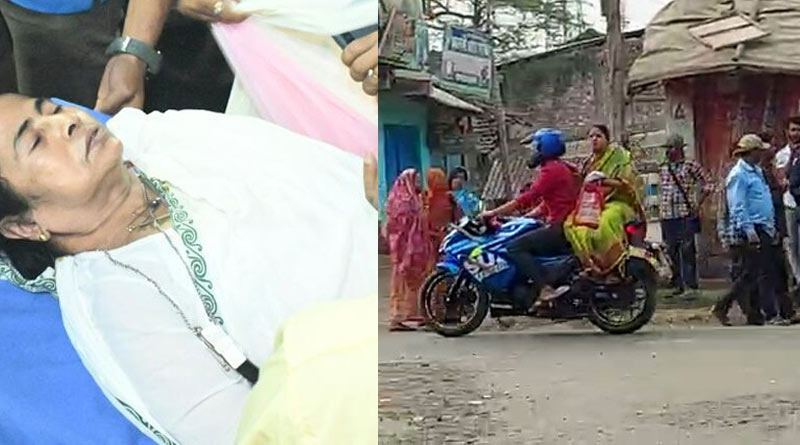 People at Birulia, Nandigram believe that CM Mamata Banerjee faced an 'accident' and this is not 'subotage' |SangbadPratidin