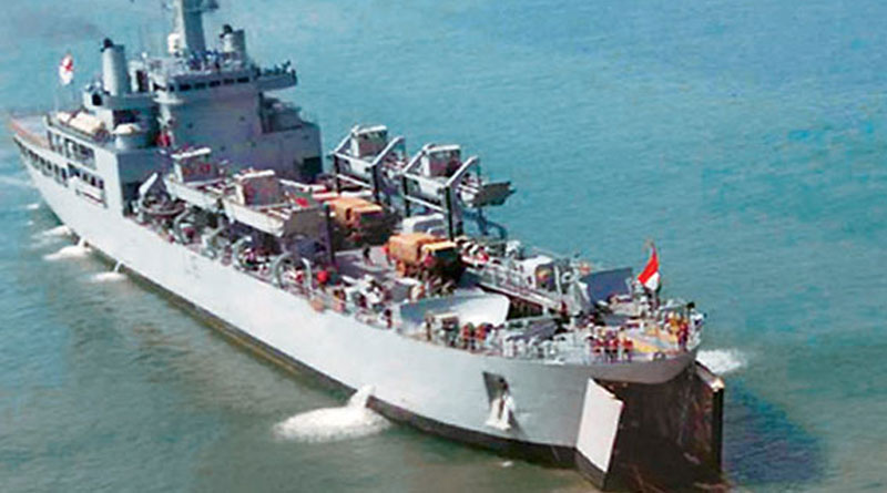 Two Indian Navy warships arrive in Kolkata | Sangbad Pratidin