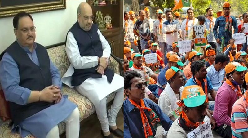 Amit Shah, J P Nadda and Bengal leaders mate over inner clash in BJP ahead of WB Election 2021 | Sangbad Pratidin
