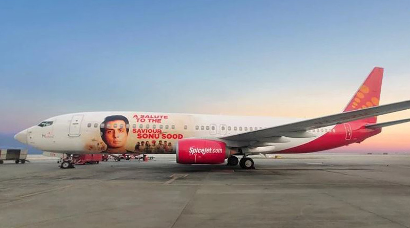 Sonu Sood honoured with special aircraft by SpiceJet | Sangbad Pratidin