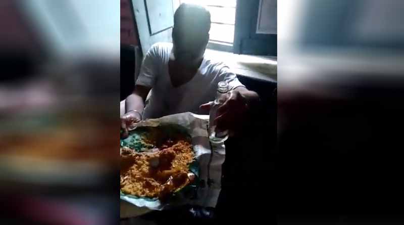 Andhra Pradesh government has suspended a school teacher prone to drinking in class before his students । Sangbad Pratidin