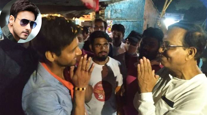 CPM candidate Md. Selim and BJP Candidate Yash Dasgupta from Chanditala, Hooghly met each other and exchanged courtsey |Sangbad Pratidin