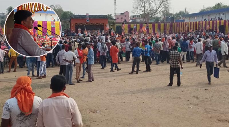 WB Elections 2021: Rail Minister Piyush Goyal's rally does not attracts enough people | Sangbad Pratidin