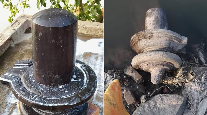 Shiva linga found at Bardhaman's Purbasthali area | Sangbad Pratidin