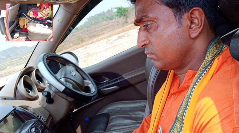 WB Assembkly Polls 2021: BJP candidate of Dubrajpur harrased during rally | Sangbad Pratidin