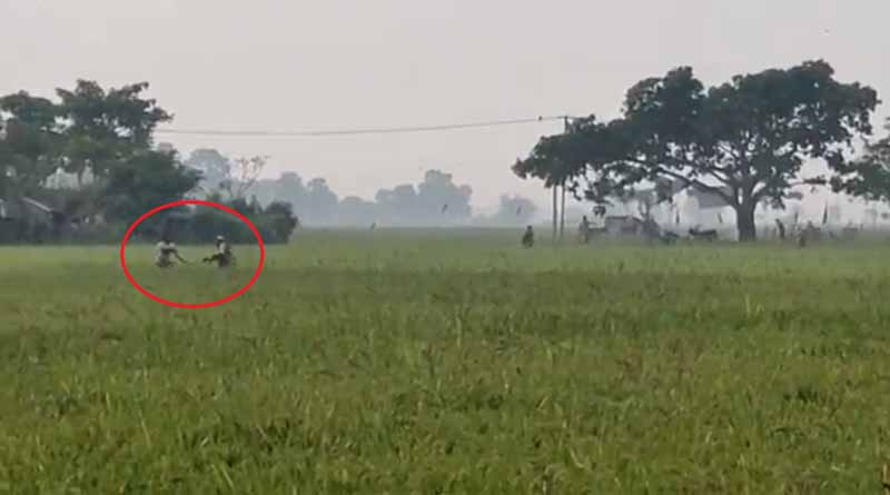 WB Election: TMC twitted videos claims central force try to influence people for BJP । Sangbad Pratidin