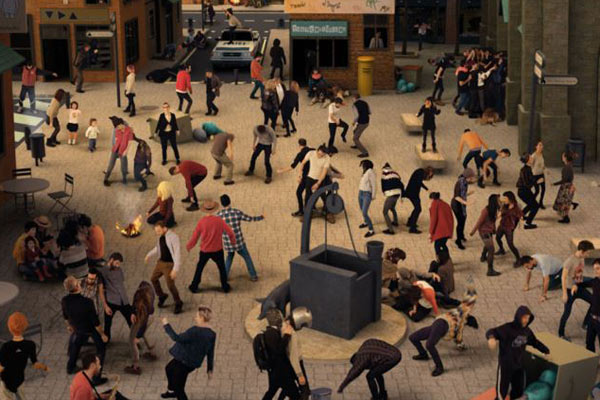 Dancing plague art